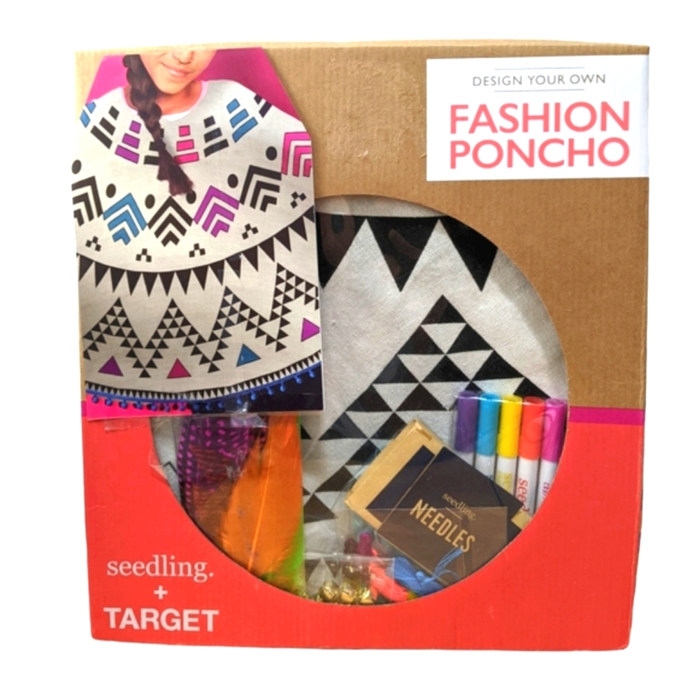 NEW Seedling Design Your Own Fashion Poncho Kit